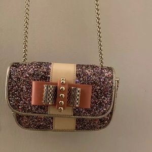 Christian Louboutin Multi Color Sparkle Cross Bag